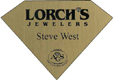 diamond shaped engraved name tag