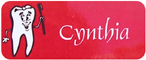 Red Clinic Name Tag With Magnet