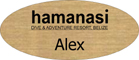 Gold Engraved Name Tag