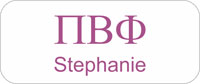 Pi Beta Phi Greek Name Tag