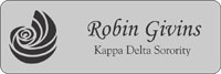 Kappa Delta Crest Name Tag