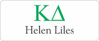 Kappa Delta Greek Name Tag